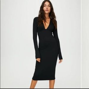 Chocolate brown Wilfred free dress